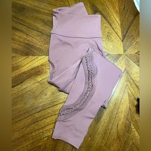 Free People Crochet Leggings